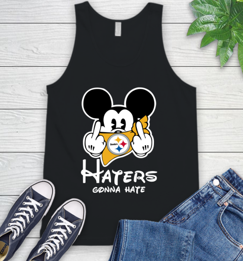 NFL Pittsburgh Steelers Haters Gonna Hate Mickey Mouse Disney Football T Shirt_000 Tank Top