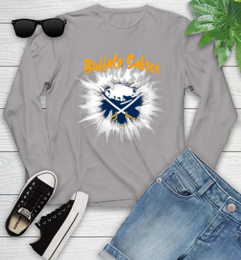 Buffalo Sabres NHL Hockey Adoring Fan Rip Sports Youth Long Sleeve 5
