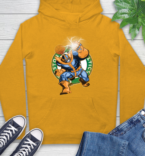 Boston Celtics NBA Basketball Thanos Avengers Infinity War Marvel Hoodie 2