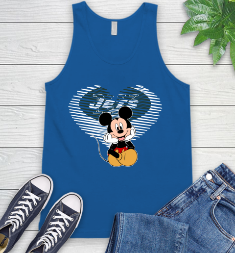 NFL New York Jets The Heart Mickey Mouse Disney Football T Shirt_000 Tank Top 4