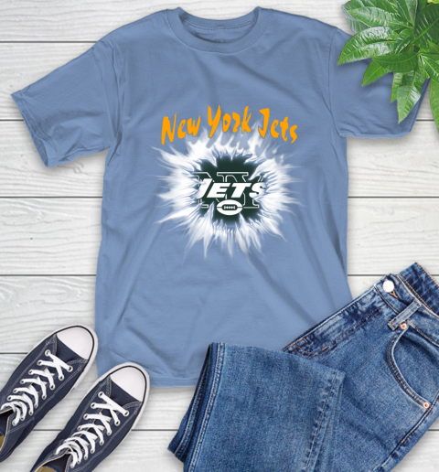 New York Jets NFL Football Adoring Fan Rip Sports T-Shirt 12