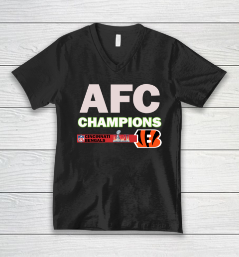 Bengals AFC Championship Super Bowl V-Neck T-Shirt