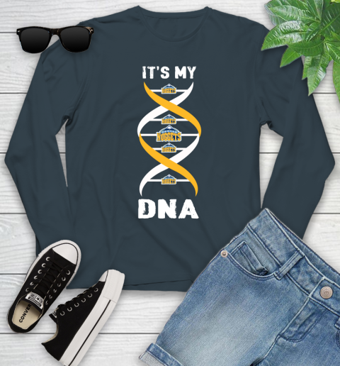 Denver Nuggets NBA Basketball It's My DNA Sports Youth Long Sleeve 9