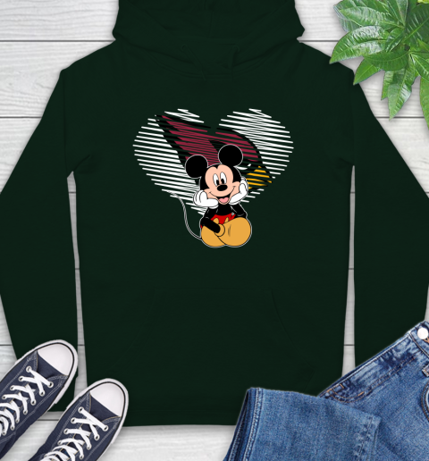 NFL Arizona Cardinals The Heart Mickey Mouse Disney Football T Shirt_000 Hoodie 12