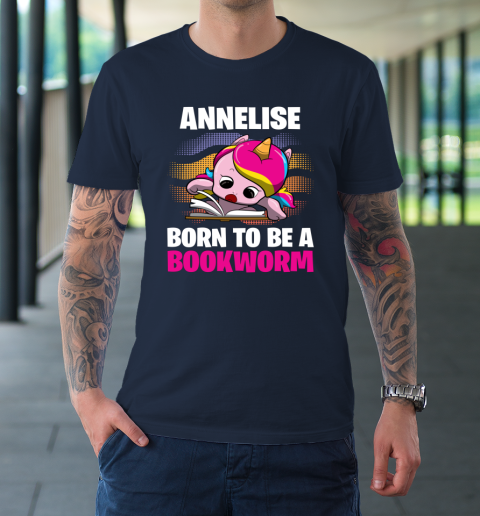 Annelise Born To Be A Bookworm Unicorn T-Shirt 10