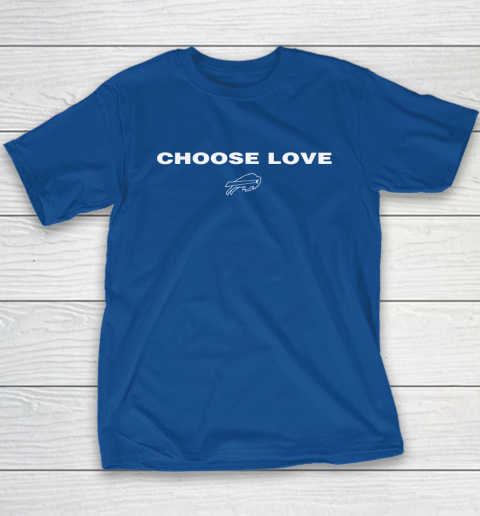 Choose Love Buffalo Bills Youth T-Shirt 6