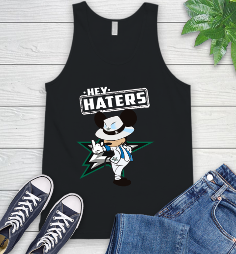 NHL Hey Haters Mickey Hockey Sports Dallas Stars Tank Top