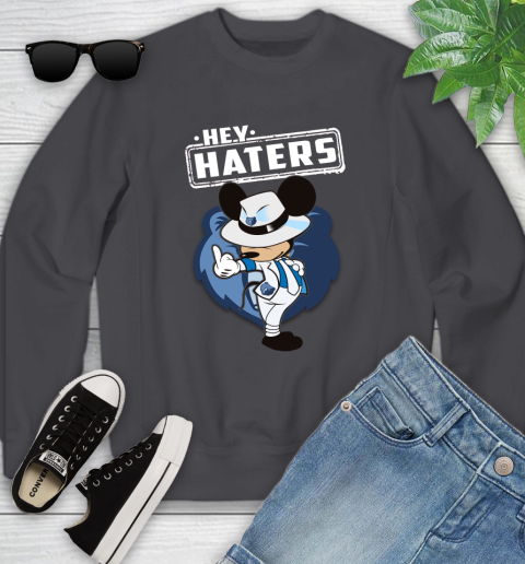 NBA Hey Haters Mickey Basketball Sports Memphis Grizzlies Youth Sweatshirt 5