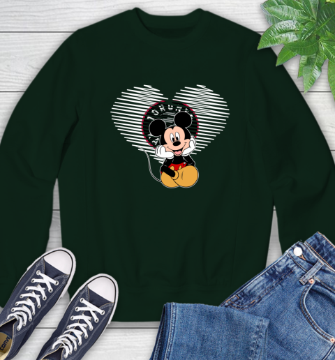 NBA Toronto Raptors The Heart Mickey Mouse Disney Basketball Sweatshirt 12
