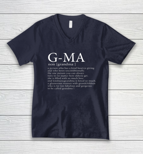 G Ma Definition Grandma Mother's Day V-Neck T-Shirt 2