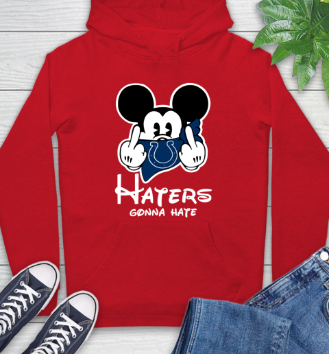 NFL Indianapolis Colts Haters Gonna Hate Mickey Mouse Disney Football T Shirt Hoodie 10