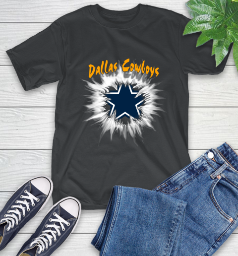 Dallas Cowboys NFL Football Adoring Fan Rip Sports T-Shirt