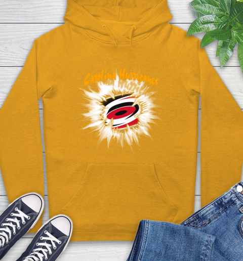 Carolina Hurricanes NHL Hockey Adoring Fan Rip Sports Hoodie 2