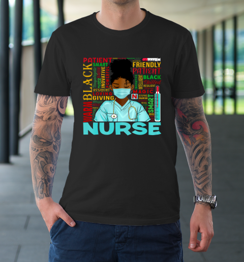 Black Nurse CNA RN 2022 Costume Black History Month Gifts T-Shirt