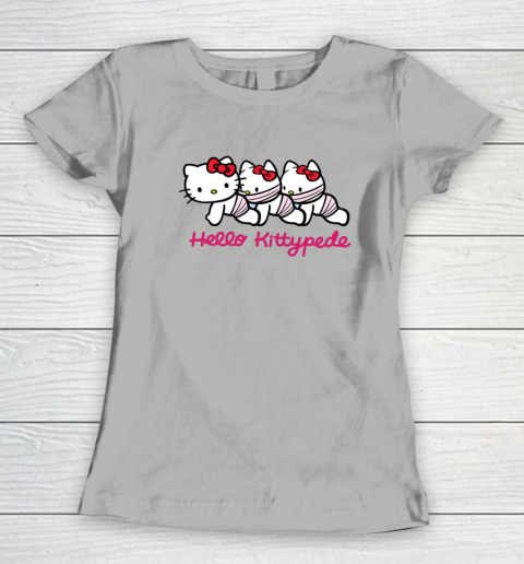 Hello Kittypede The Human Centipede Women's T-Shirt 7