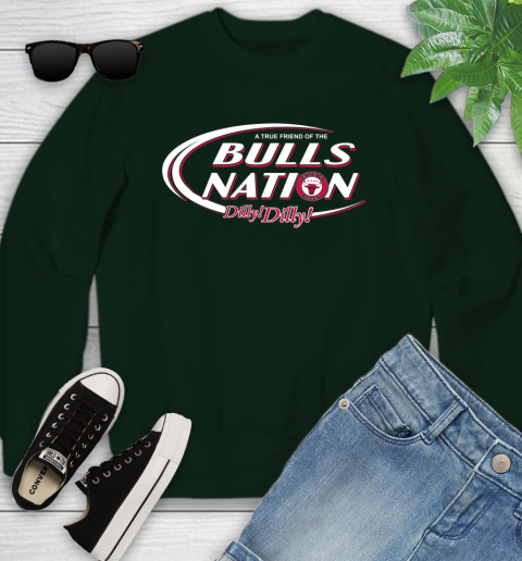 NBA A True Friend Of The Chicago Bulls Dilly Dilly Basketball Sports Youth Sweatshirt 9