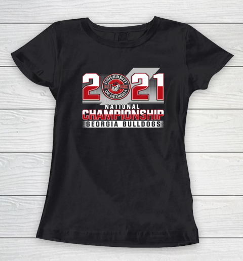 Georgia Bulldogs Championships 2021 Women's T-Shirt 9