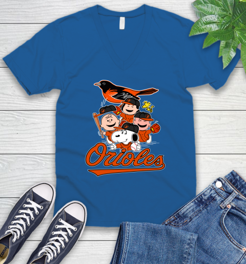 MLB Baltimore Orioles Boys' V-Neck T-Shirt - XS