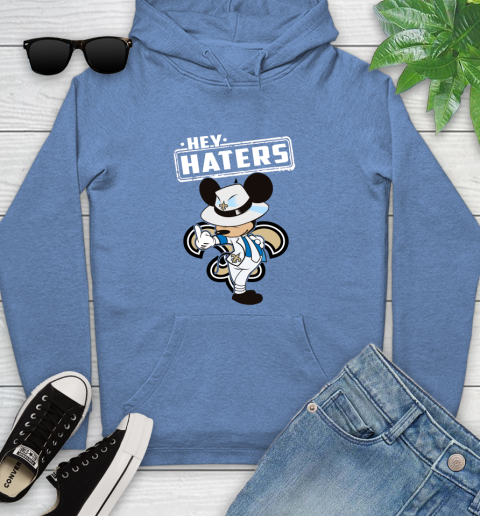 NFL Hey Haters Mickey Football Sports New Orleans Saints Youth Hoodie 13