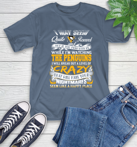 Pittsburgh Penguins NHL Hockey Don't Mess With Me While I'm Watching My Team T-Shirt 8