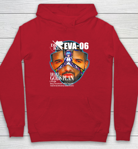 Drake Evangelion Shirt Drake Eva 06 Drake Gods Plan Hoodie 7