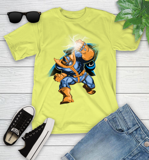 Carolina Panthers NFL Football Thanos Avengers Infinity War Marvel Youth T-Shirt 10