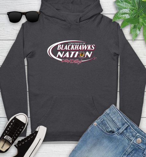 NHL A True Friend Of The Chicago Blackhawks Dilly Dilly Hockey Sports Youth Hoodie 8