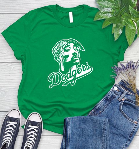 Tupac Dodgers Women's T-Shirt 9