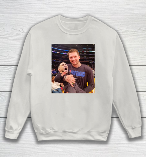 Luka Doncic Shirt Luka Doncic Holding Kevin Kno Baby Sweatshirt 8