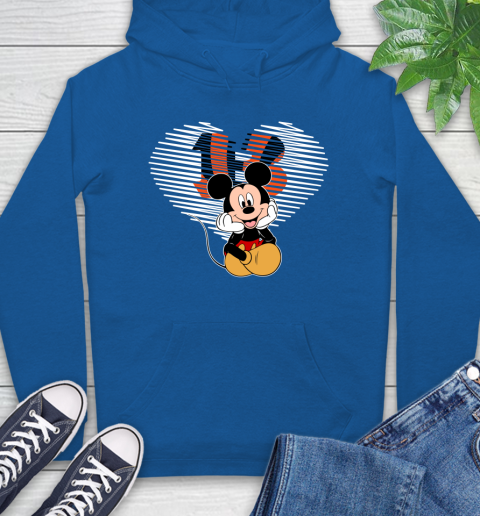 NFL Cincinnati Bengals The Heart Mickey Mouse Disney Football T Shirt_000 Hoodie 9