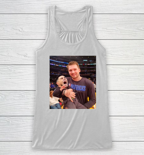 Luka Doncic Shirt Luka Doncic Holding Kevin Kno Baby Racerback Tank