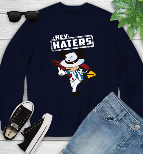 NFL Hey Haters Mickey Football Sports Arizona Cardinals Youth Sweatshirt 2