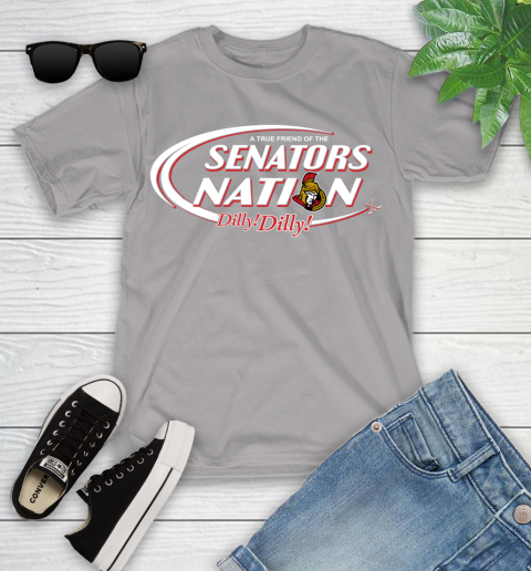 NHL A True Friend Of The Ottawa Senators Dilly Dilly Hockey Sports Youth T-Shirt 4