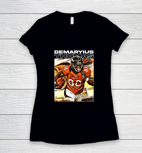 Demaryius Thomas RIP 1987  2021 Women's V-Neck T-Shirt