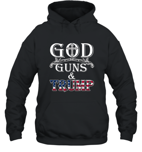 2nd Amendment GOD Guns _ Trump Premium Republican T Shirt Hooded