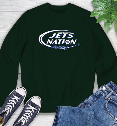 NHL A True Friend Of The Winnipeg Jets Dilly Dilly Hockey Sports Sweatshirt 12