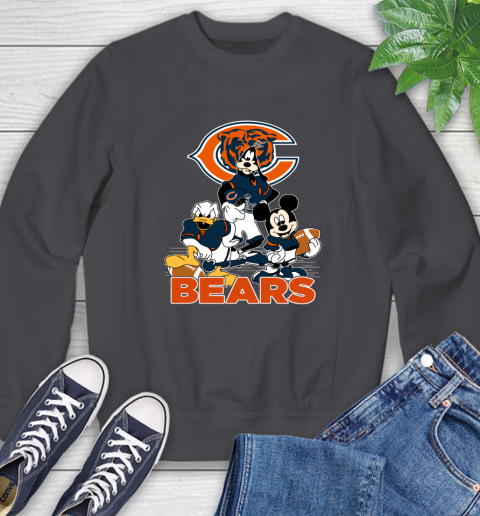 NFL Chicago Bears Mickey Mouse Donald Duck Goofy Football Shirt Sweatshirt 6