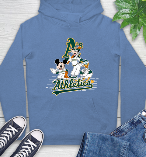 MLB Oakland Athletics Mickey Mouse Donald Duck Goofy Baseball T Shirt Hoodie 11