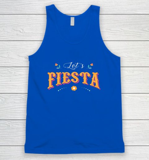 Cinco De Mayo Party Lets Fiesta Mexican Typography Tank Top 3