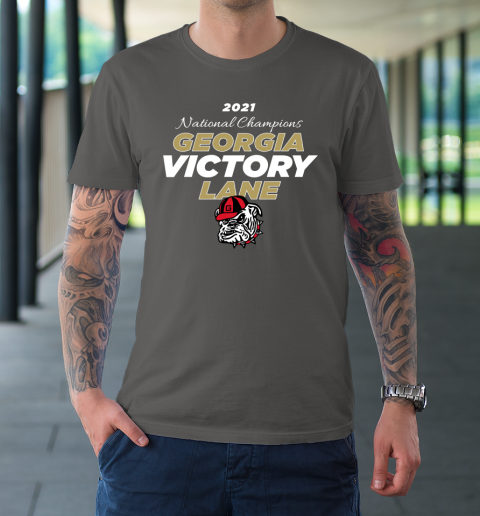 Uga National Championship Georgia Bulldogs Victory Lane 2022 T-Shirt 6