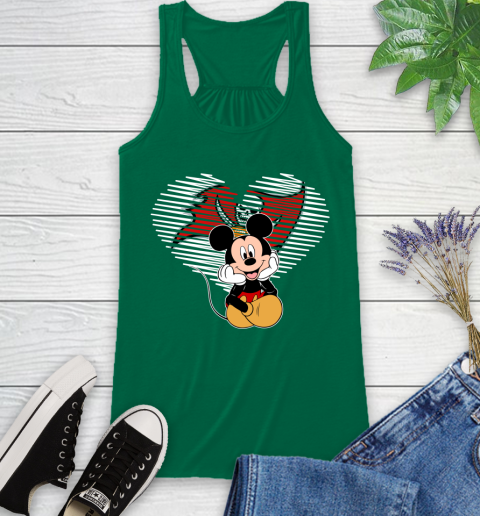 NFL Tampa Bay Buccaneers The Heart Mickey Mouse Disney Football T Shirt_000 Racerback Tank 6