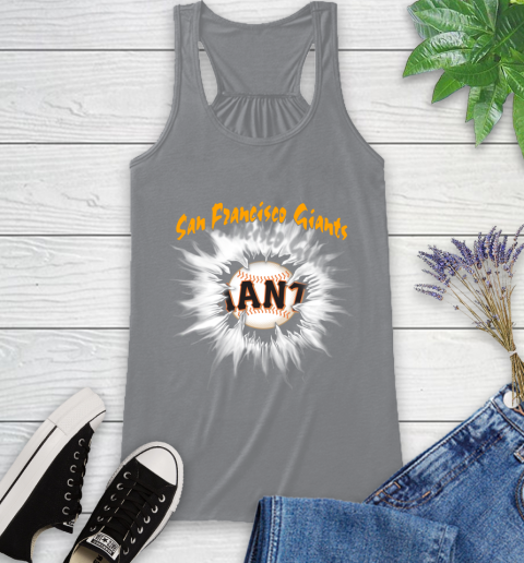 San Francisco Giants MLB Baseball Adoring Fan Rip Sports Racerback Tank 4