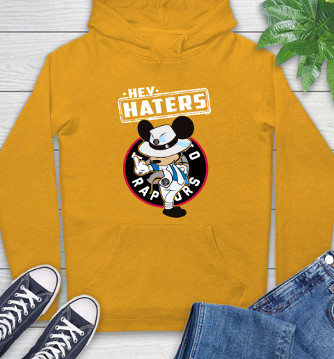 NBA Hey Haters Mickey Basketball Sports Toronto Raptors Hoodie 2