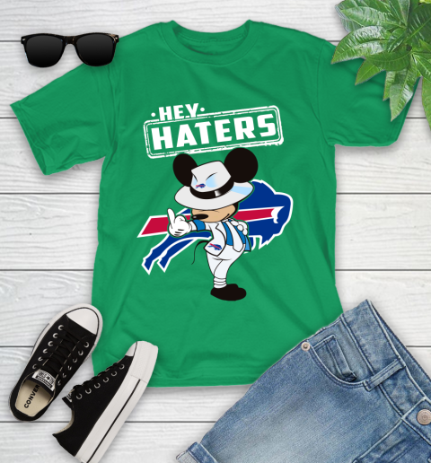 NFL Hey Haters Mickey Football Sports Buffalo Bills Youth T-Shirt 8