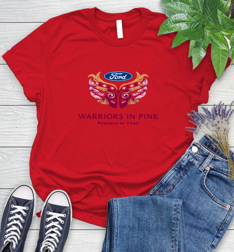 Ford cares warriors in pink Women's T-Shirt 9