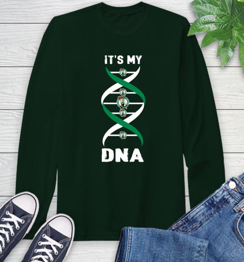 Boston Celtics NBA Basketball It's My DNA Sports Long Sleeve T-Shirt 7
