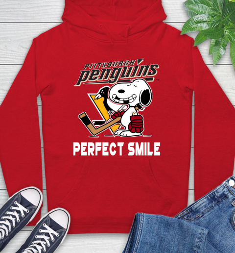 NHL Pittsburgh Penguins Snoopy Perfect Smile The Peanuts Movie Hockey T Shirt Hoodie 10