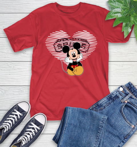 NBA San Antonio Spurs The Heart Mickey Mouse Disney Basketball T