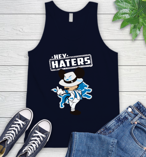 NFL Hey Haters Mickey Football Sports Detroit Lions Tank Top 2