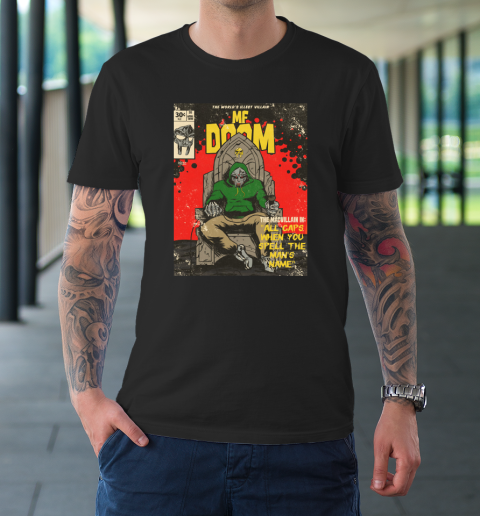 MF Doom Shirt  ALL CAPS MF COMIC T-Shirt